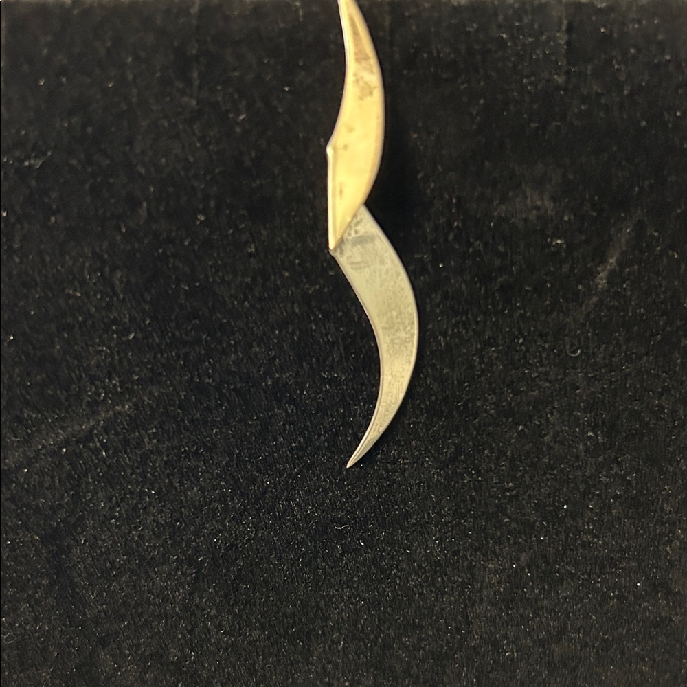 Ed Levin 14K/Sterling Silver Mixed Metal MCM Single Earring